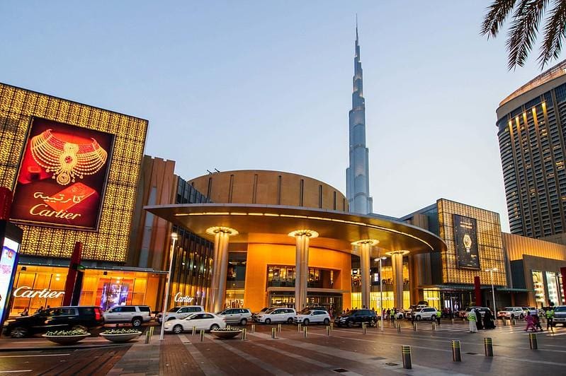 Dubai Mall shopping centre.