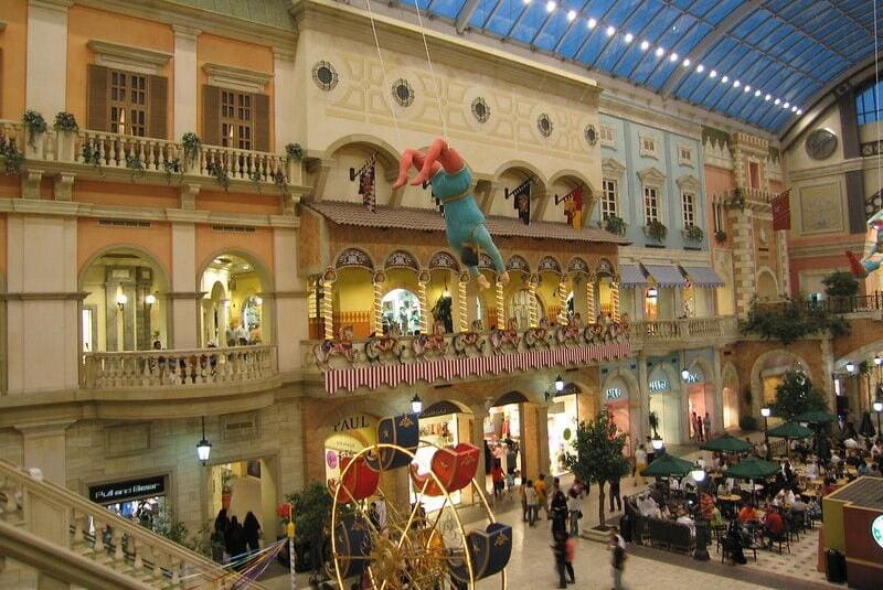 Mercato Shopping Mall interior.